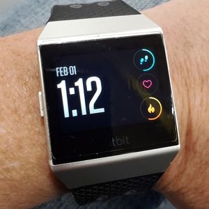 Fitbit ionic watch w/ multiple bands